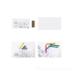 Julfar Draw Piórnik do kolorowania - biały – zdjęcia produktu