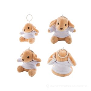 BunnyFob pluszowy królik brelok - brazowy – zdjęcia produktu