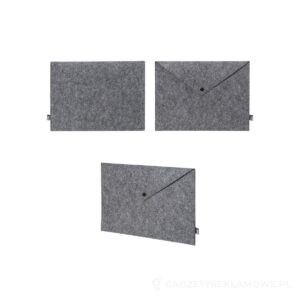 Refelt Slim Torba na dokumenty RPET - szary – zdjęcia produktu