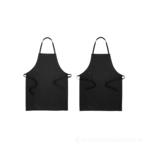 Commis fartuch bawełniany - czarny – zdjęcia produktu