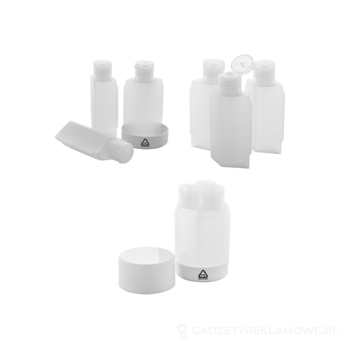 AP800184-01-wariant-watermark Cosmair Zestaw butelek kosmetycznych RABS - biały – zdjęcia produktu