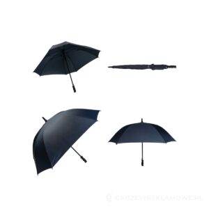 Quadstorm kwadratowy parasol RPET - ciemnoniebieski – zdjęcia produktu