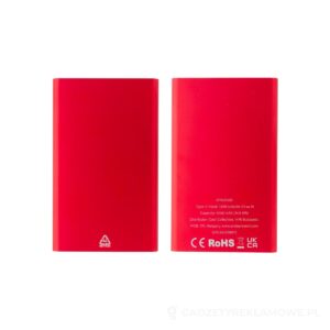 RaluFour power bank - czerwony – zdjęcia produktu