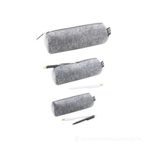 Refelt Draw Etui na długopis z filcu - szary – zdjęcia produktu