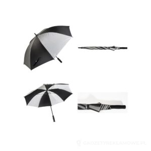 Radians XL odblaskowy parasol RPET - czarny – zdjęcia produktu