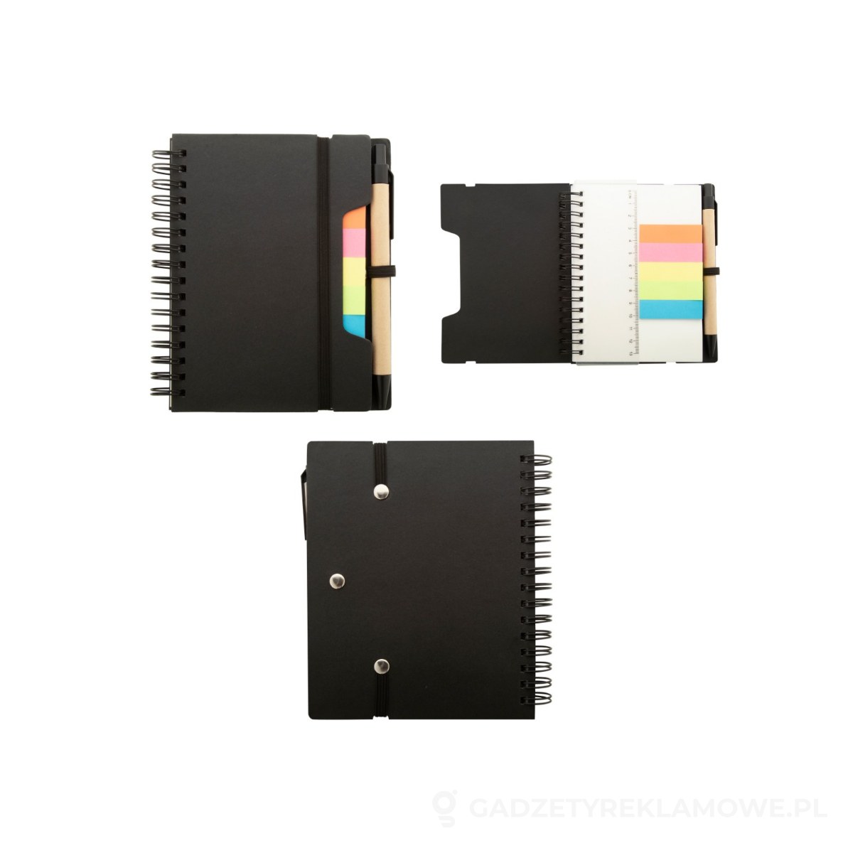 AP800771-10-wariant-watermark Reesy notes - czarny – zdjęcia produktu