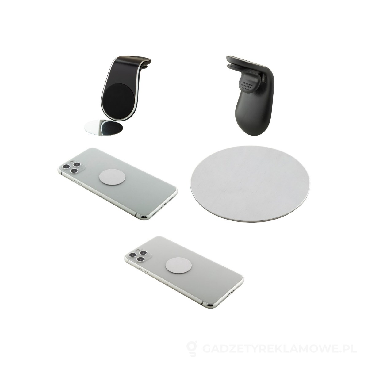 AP808033-10-wariant-watermark Magvent uchwyt samochodowy na telefon - czarny – zdjęcia produktu