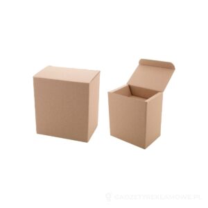 Univer Eco pudełko na kubek / kartonik - naturalny – zdjęcia produktu