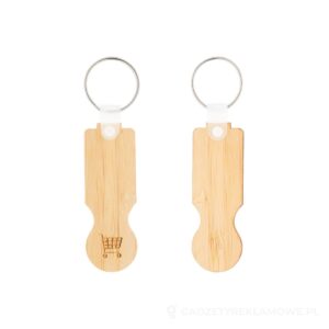 BooCart żeton do wózka / brelok - naturalny – zdjęcia produktu