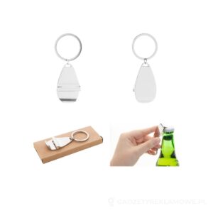 Kapka brelok otwieracz - srebrny – zdjęcia produktu