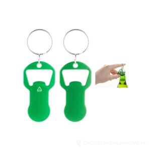 Biropi brelok otwieracz - zielony – zdjęcia produktu