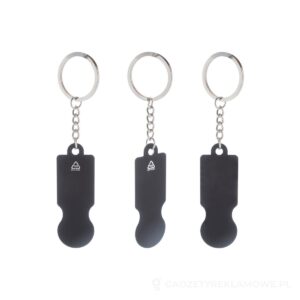 ShineCart żeton do wózka / brelok - czarny – zdjęcia produktu