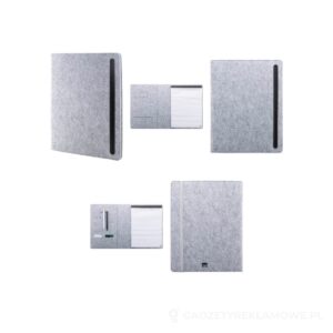 Refelt Meet A4 Teczka na dokumenty z filcu RPET - szary – zdjęcia produktu