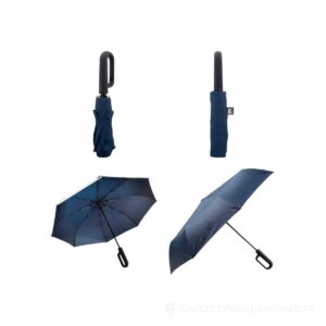 Carabell parasol RPET - ciemnoniebieski – zdjęcia produktu