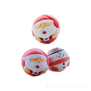 Santa Claus piłka antystresowa - czerwony – zdjęcia produktu