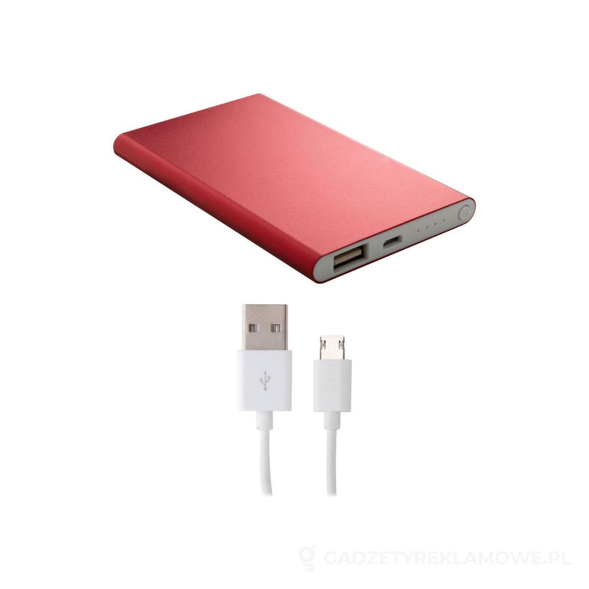 AP810460-05-wariant-watermark FlatFour power bank - czerwony – zdjęcia produktu