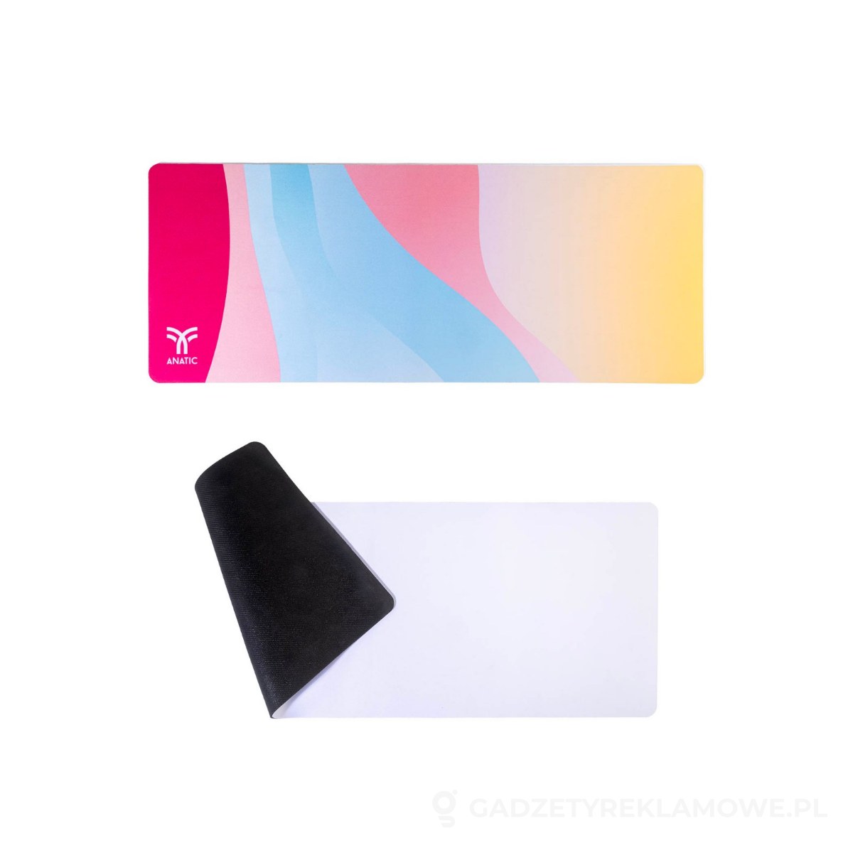 AP812435-01-wariant-watermark Subomat XXL Podkładka na biurko sublimacyjna RPET - biały – zdjęcia produktu