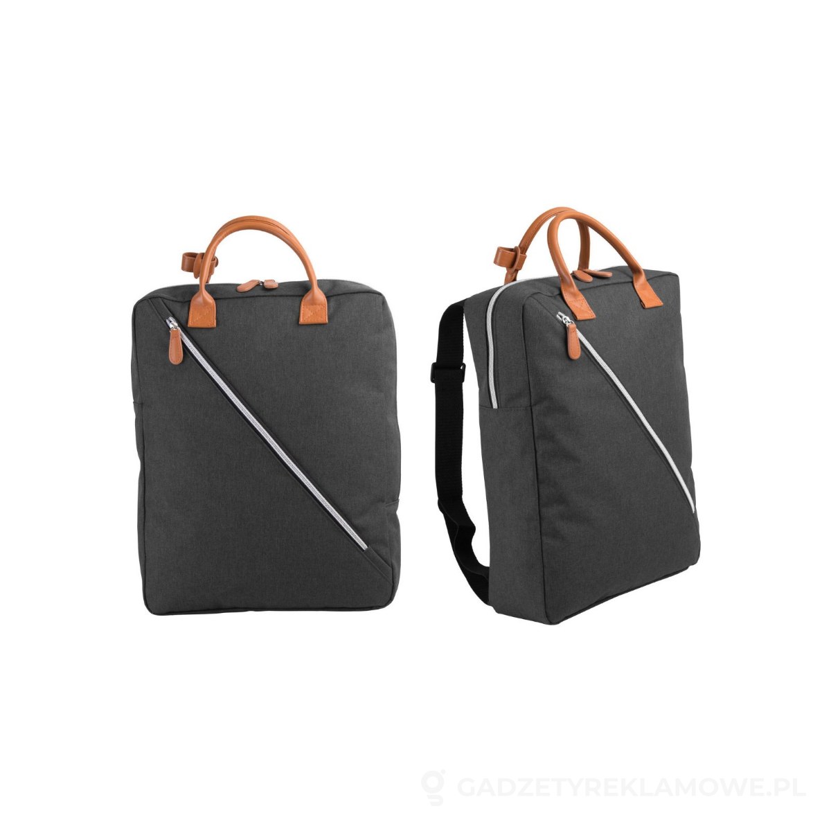 AP819022-80-wariant-watermark Brooklyn plecak - ciemnoszary – zdjęcia produktu