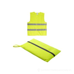 Visibo Mini dziecięca kamizelka odblaskowa - fluorescencyjny żółty – zdjęcia produktu