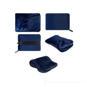 Napwrap cestovní deka a polštář 2v1 - ciemnoniebieski – zdjęcia produktu
