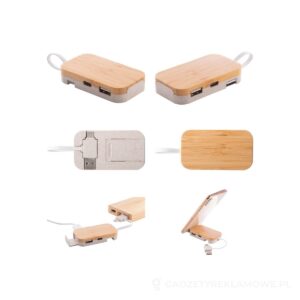 Holbaru hub USB - naturalny – zdjęcia produktu