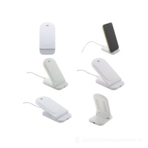 Rewolt ładowarka indukcyjna / uchwyt na telefon RABS - biały – zdjęcia produktu
