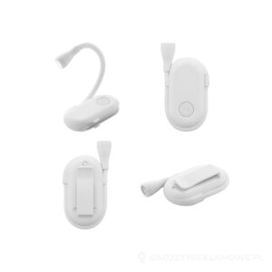 Bedtime ładowalna lampka do książek - biały – zdjęcia produktu