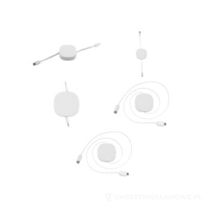 Cabsle Kabel ładujący USB-C 60 W RABS - biały – zdjęcia produktu