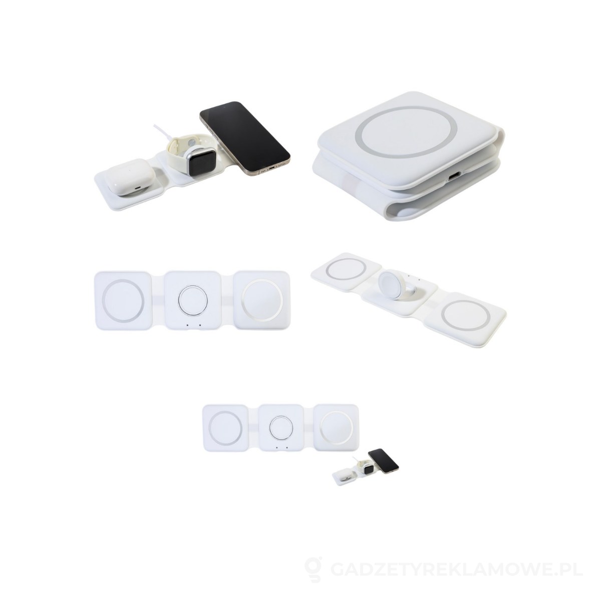 AP864136-01-wariant-watermark FolCharge Ładowarka bezprzewodowa RABS 3w1 - biały – zdjęcia produktu