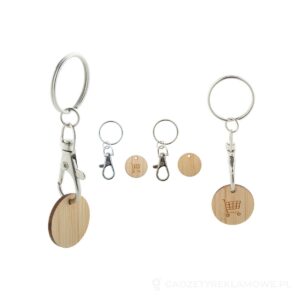 Boomarket brelok / żeton do wózków - naturalny – zdjęcia produktu