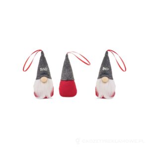 Filcowy krasnal zawieszka FROSTY TREE - szary – zdjęcia produktu
