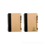 Notes z długopisem SONORA PLUS - czarny – zdjęcia produktu