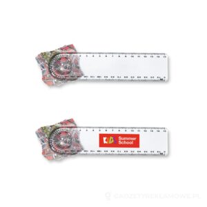 Linijka z lupą LASTA - przezroczysty – zdjęcia produktu