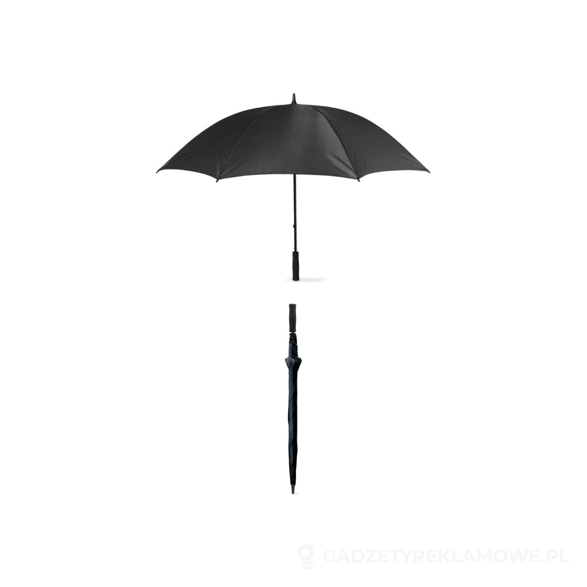 KC5187-03-wariant-watermark Parasol odporny na wiatr GRUSO - czarny – zdjęcia produktu