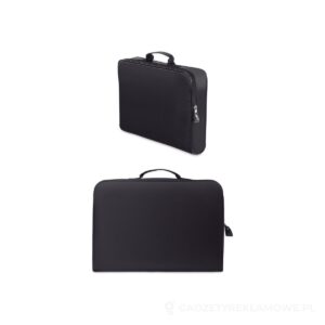 Aktówka z suwakiem. Nylon 70D TALOR - czarny – zdjęcia produktu
