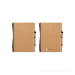 Notes z długopisem BLOQUERO PLUS - beżowy – zdjęcia produktu