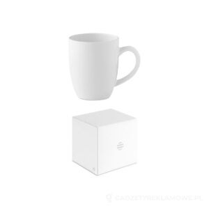 Kubek ceramiczny 300ml TRENT - biały – zdjęcia produktu