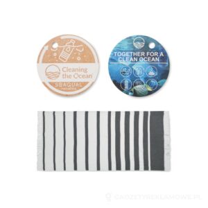 Ręcznik SEAQUAL® hammam 70x140 MAR - szary – zdjęcia produktu
