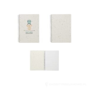 Notes A5 z papieru siewnego SEED RING - biały – zdjęcia produktu