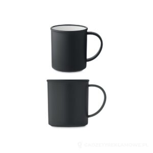 Kubek wielorazowy 300 ml ALAS - czarny – zdjęcia produktu