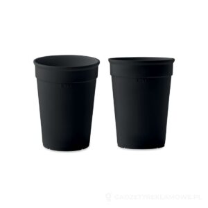 Kubek PP z 250 ml AWAYCUP - czarny – zdjęcia produktu