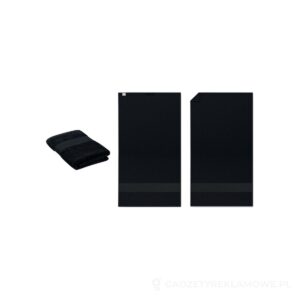 Ręcznik organiczny 50x30cm SERRY - czarny – zdjęcia produktu