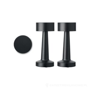 Akumulatorowa metalowa lampa st HIERLUZ - czarny – zdjęcia produktu