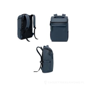 Plecak na laptopa 15" PU BOULDER - ciemnogranatowy – zdjęcia produktu