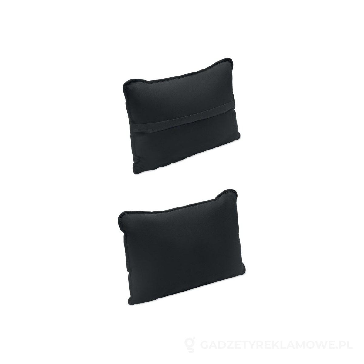 MO3126-03-wariant-watermark Poduszka z tkaniny zamszowej SUICUSH - czarny – zdjęcia produktu
