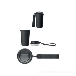 Kubek 400 ml stal recykling NAKANO - czarny – zdjęcia produktu