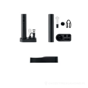Elektryczny otwieracz do wina VINO SET - czarny – zdjęcia produktu