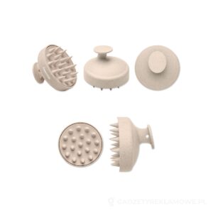Szczotka do masażu skóry głowy MASSAGE - beżowy – zdjęcia produktu