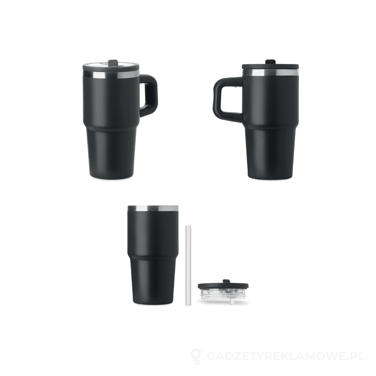 MO3170-03-wariant-watermark Kubek dwuścienny 500 ml ALAND - czarny – zdjęcia produktu
