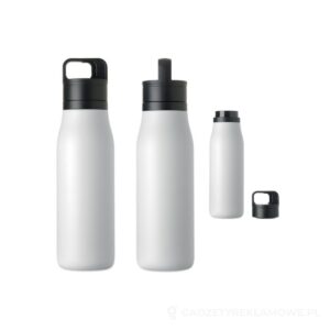 Butelka dwuścienna 500 ml EMPIRE - biały – zdjęcia produktu